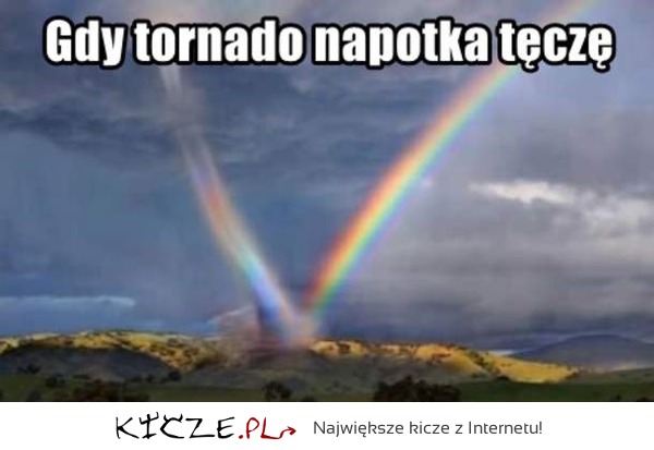 Tornado i tęcza