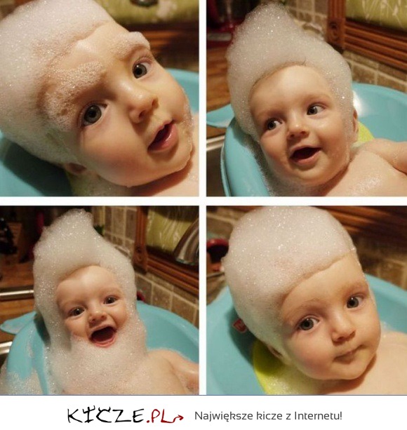 Gdy tata kąpie dziecko