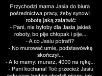 Matka probowała Jasiowi załatwić prace w pośredniaku, ale co tam usłyszała o rynku pracy w 200% oddaje polskie realia! MASAKRA !