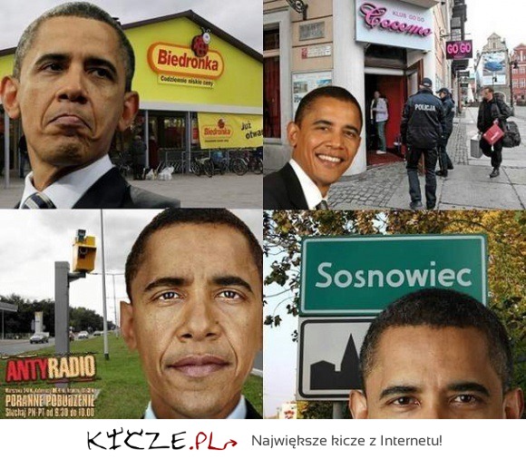 Obama zwiedza Polskę