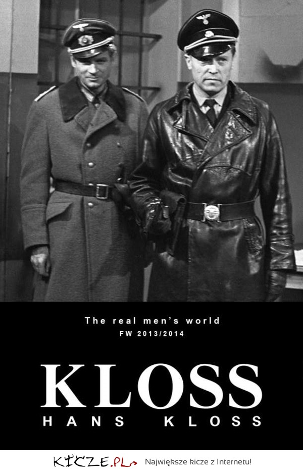 Hans Kloss kolekcja płaszczy męskich