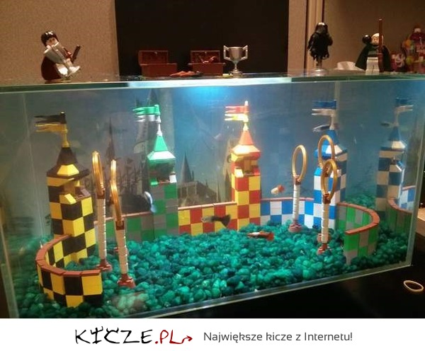 Akwarium z klocków Lego