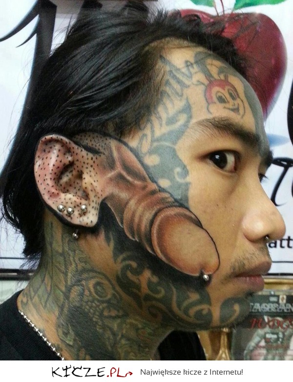 To się nazywa chuj... tatuaż