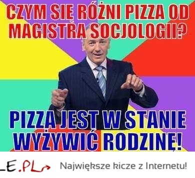 Pizza a magister socjologii