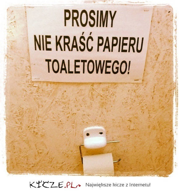 Haha tego bym sie nie spodziewał po publicznej toalecie! :P Zdarzyło ci sie kiedyś?