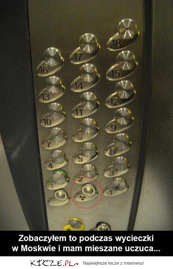 Przycisk w windzie
