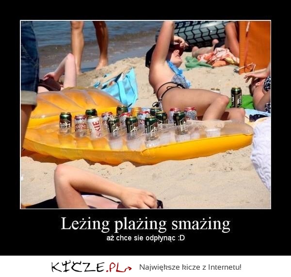 Leżing plażing