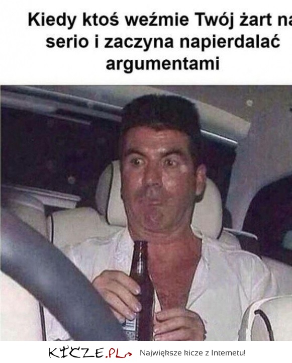 Wziął na poważnie