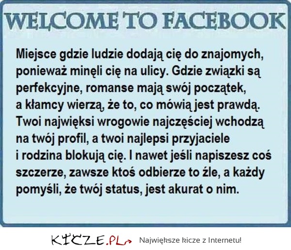 Facebook witamy