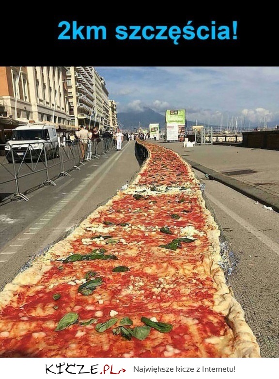 najdłuższa pizza świata!