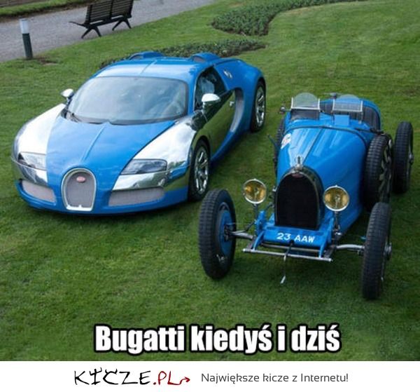 Bugatti kiedyś i dziś