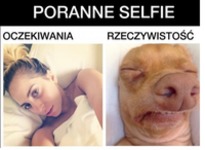 Poranne selfie