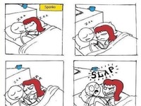Spanie z dziewczyną