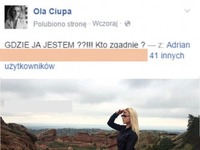 Nie wiemy kim jest Ola Ciupa ale wiemy gdzie ma ją 1000 użytkowników z komentarza XD